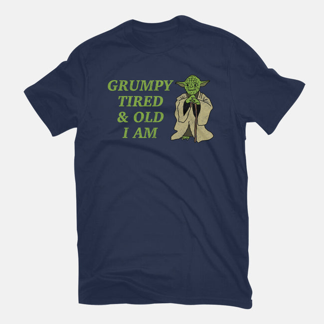 Grumpy Tired And Old-Womens-Fitted-Tee-milasneeze
