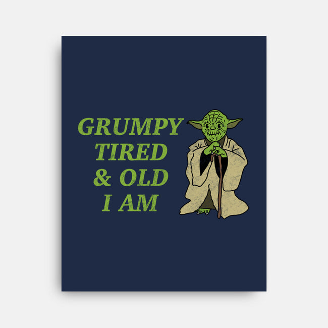 Grumpy Tired And Old-None-Stretched-Canvas-milasneeze