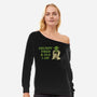 Grumpy Tired And Old-Womens-Off Shoulder-Sweatshirt-milasneeze