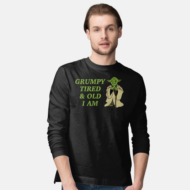 Grumpy Tired And Old-Mens-Long Sleeved-Tee-milasneeze