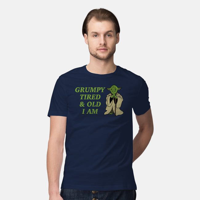 Grumpy Tired And Old-Mens-Premium-Tee-milasneeze