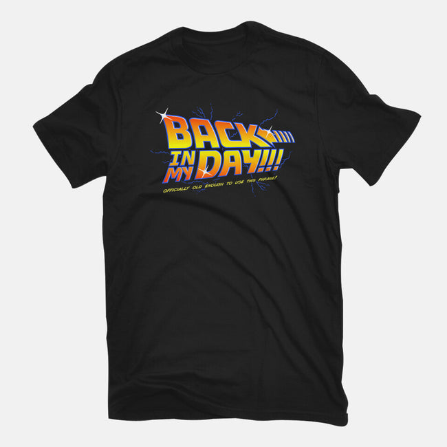 Back In My Day-Mens-Premium-Tee-Gamma-Ray