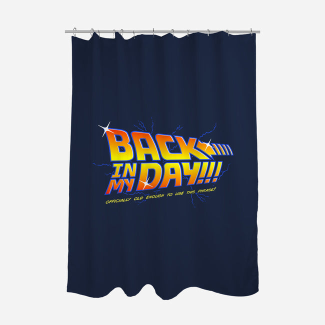 Back In My Day-None-Polyester-Shower Curtain-Gamma-Ray