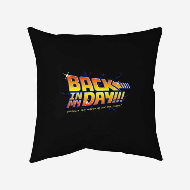 Back In My Day-None-Removable Cover w Insert-Throw Pillow-Gamma-Ray