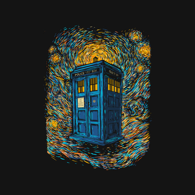 Starry Night Blue Box-Youth-Crew Neck-Sweatshirt-kharmazero