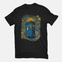 Starry Night Blue Box-Womens-Fitted-Tee-kharmazero