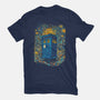 Starry Night Blue Box-Womens-Fitted-Tee-kharmazero