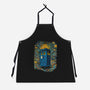 Starry Night Blue Box-Unisex-Kitchen-Apron-kharmazero