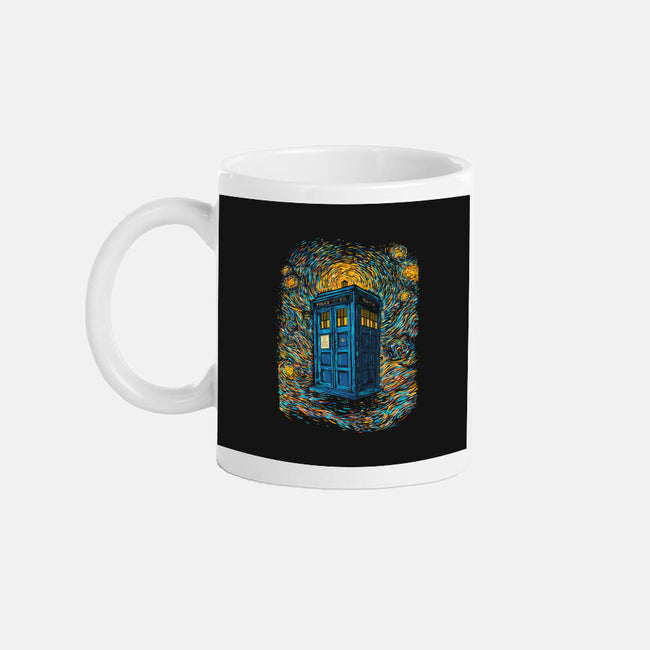 Starry Night Blue Box-None-Mug-Drinkware-kharmazero