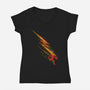 Flashy-Womens-V-Neck-Tee-kharmazero