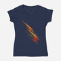 Flashy-Womens-V-Neck-Tee-kharmazero