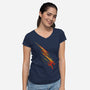 Flashy-Womens-V-Neck-Tee-kharmazero