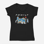 The First Family-Womens-V-Neck-Tee-zascanauta