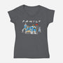 The First Family-Womens-V-Neck-Tee-zascanauta