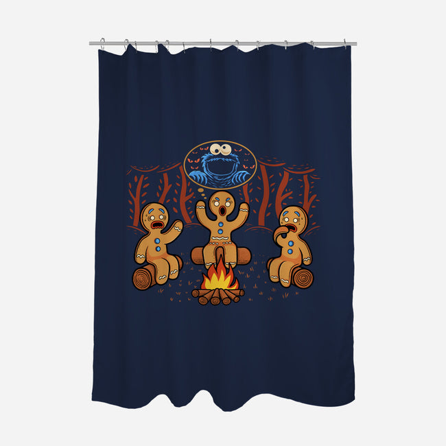 Scary Cookie Story-None-Polyester-Shower Curtain-erion_designs