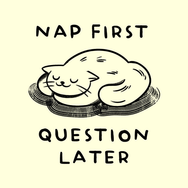 Nap First Question Later-None-Adjustable Tote-Bag-FunkVampire