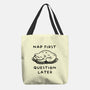 Nap First Question Later-None-Basic Tote-Bag-FunkVampire