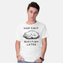 Nap First Question Later-Mens-Basic-Tee-FunkVampire