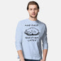 Nap First Question Later-Mens-Long Sleeved-Tee-FunkVampire