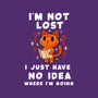 I'm Not Lost-Womens-Basic-Tee-FunkVampire