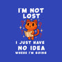 I'm Not Lost-Womens-Fitted-Tee-FunkVampire
