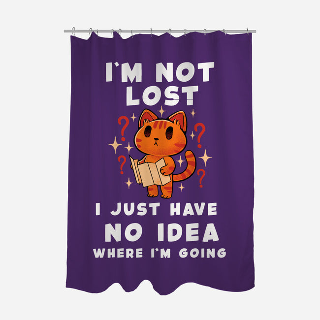 I'm Not Lost-None-Polyester-Shower Curtain-FunkVampire