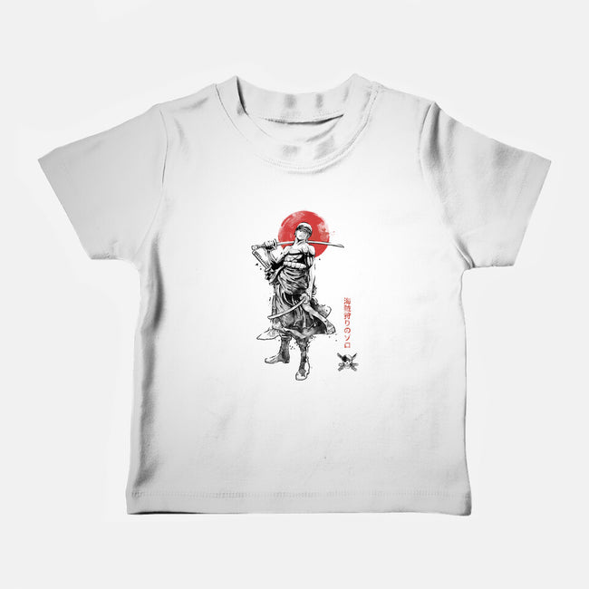 Pirate Hunter Sumi-e-Baby-Basic-Tee-Astrobot Invention