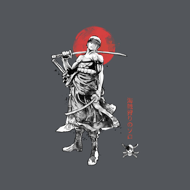 Pirate Hunter Sumi-e-Unisex-Crew Neck-Sweatshirt-Astrobot Invention