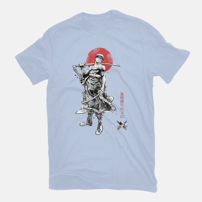 Pirate Hunter Sumi-e-Mens-Basic-Tee-Astrobot Invention