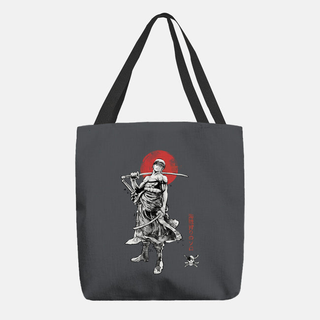 Pirate Hunter Sumi-e-None-Basic Tote-Bag-Astrobot Invention