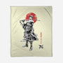 Pirate Hunter Sumi-e-None-Fleece-Blanket-Astrobot Invention