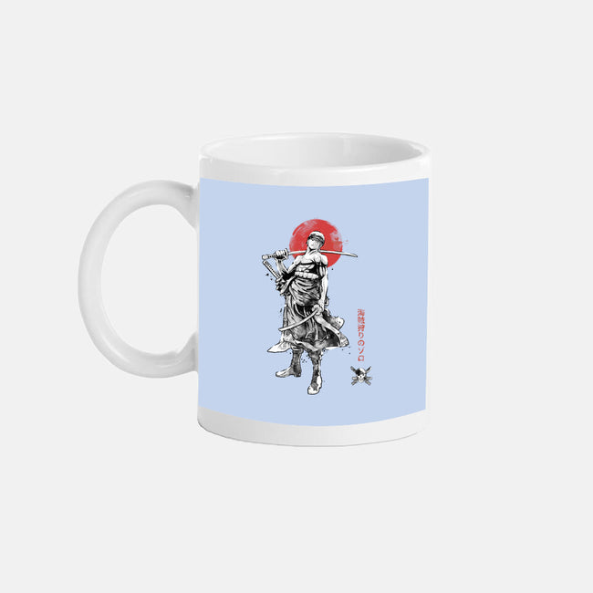 Pirate Hunter Sumi-e-None-Mug-Drinkware-Astrobot Invention