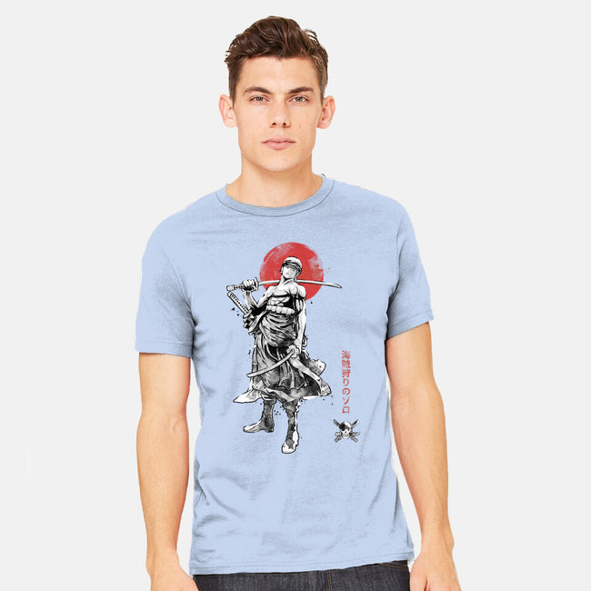 Pirate Hunter Sumi-e-Mens-Heavyweight-Tee-Astrobot Invention
