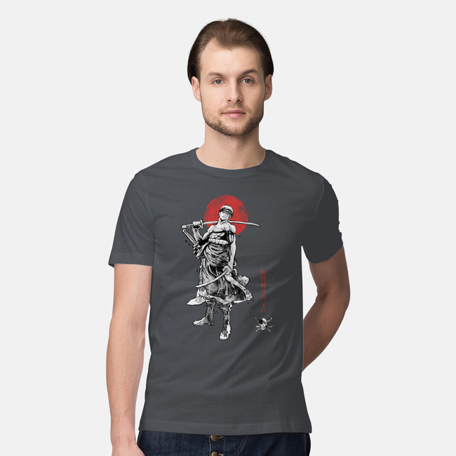 Pirate Hunter Sumi-e-Mens-Premium-Tee-Astrobot Invention