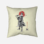 Pirate Hunter Sumi-e-None-Removable Cover w Insert-Throw Pillow-Astrobot Invention