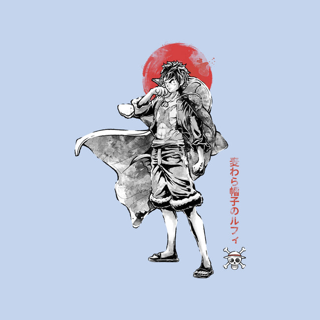 Straw Hat Captain Sumi-e-Unisex-Pullover-Sweatshirt-Astrobot Invention