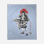 Straw Hat Captain Sumi-e-None-Fleece-Blanket-Astrobot Invention