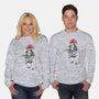 Straw Hat Captain Sumi-e-Unisex-Crew Neck-Sweatshirt-Astrobot Invention