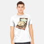 Music And Chill Cat-Mens-Heavyweight-Tee-glitchygorilla