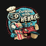 Cooking With Herbie-Womens-Fitted-Tee-glitchygorilla