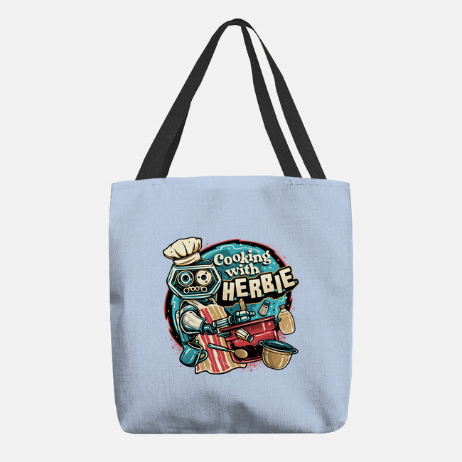 Cooking With Herbie-None-Basic Tote-Bag-glitchygorilla