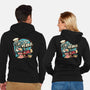 Cooking With Herbie-Unisex-Zip-Up-Sweatshirt-glitchygorilla