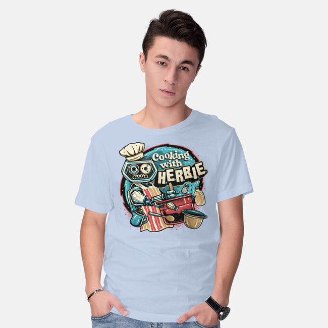 Cooking With Herbie-Mens-Basic-Tee-glitchygorilla