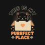 Purrfect Place-Womens-Off Shoulder-Sweatshirt-brunopires