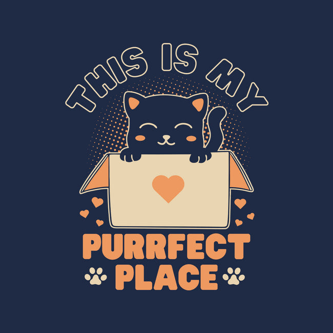 Purrfect Place-Womens-V-Neck-Tee-brunopires