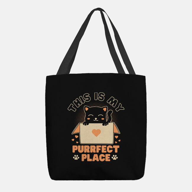 Purrfect Place-None-Basic Tote-Bag-brunopires