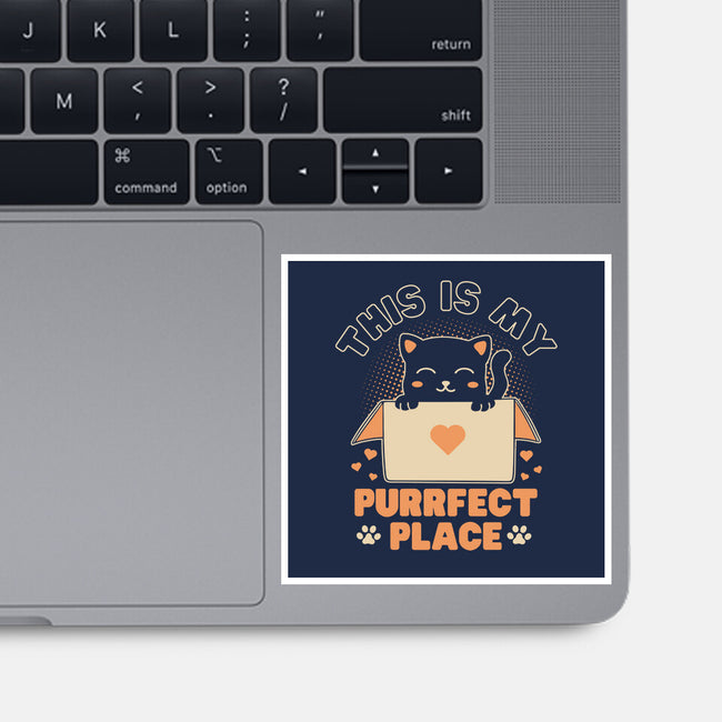 Purrfect Place-None-Glossy-Sticker-brunopires