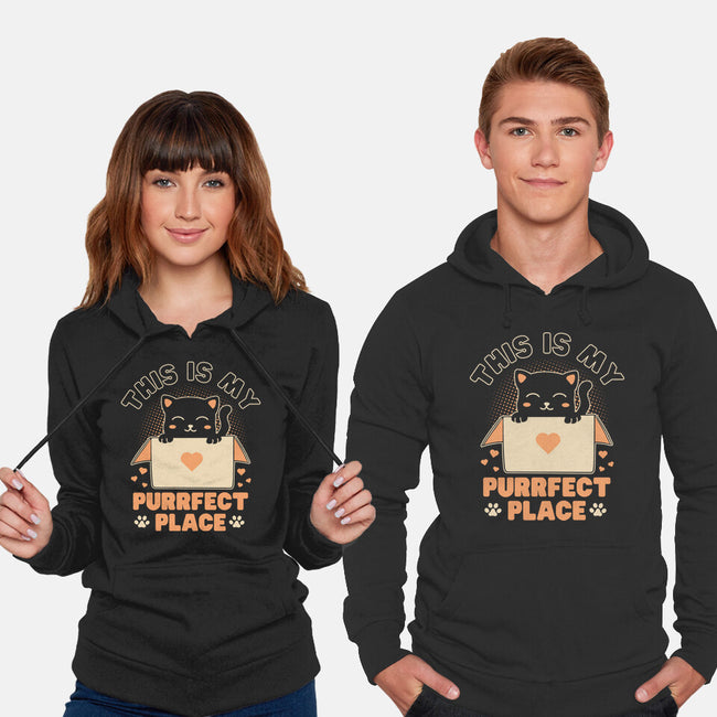 Purrfect Place-Unisex-Pullover-Sweatshirt-brunopires