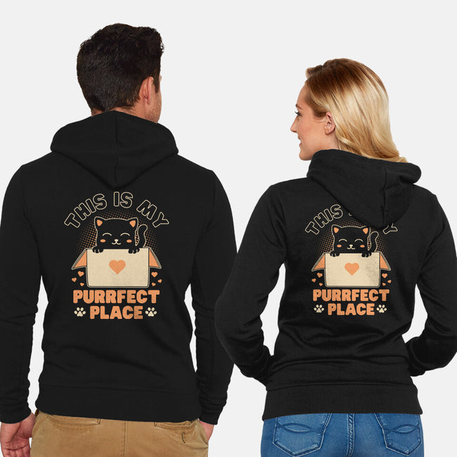 Purrfect Place-Unisex-Zip-Up-Sweatshirt-brunopires