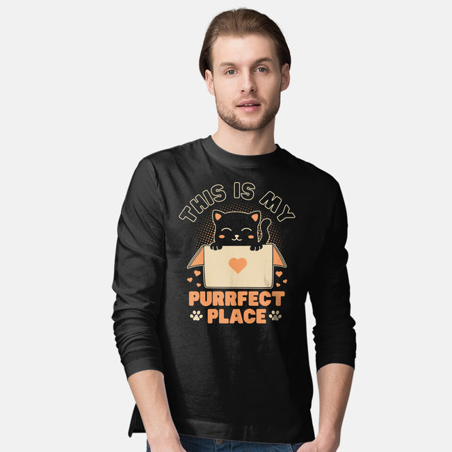 Purrfect Place-Mens-Long Sleeved-Tee-brunopires